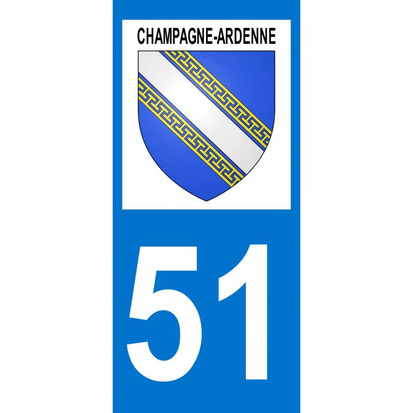 Autocollant plaque Marseille 13